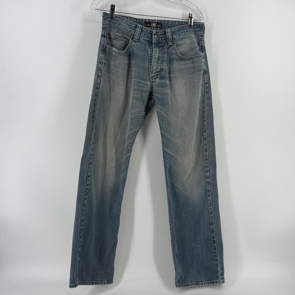 Lee Stylistic Mr. Lee Authentic Straight Leg Jeans Blue Medium Wash Mens 29